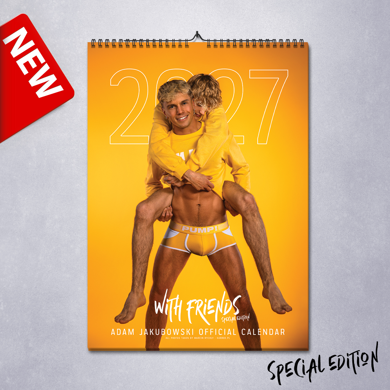 ADAM WITH FRIENDS – PRIDE SPECIAL EDITION CALENDAR 2027
