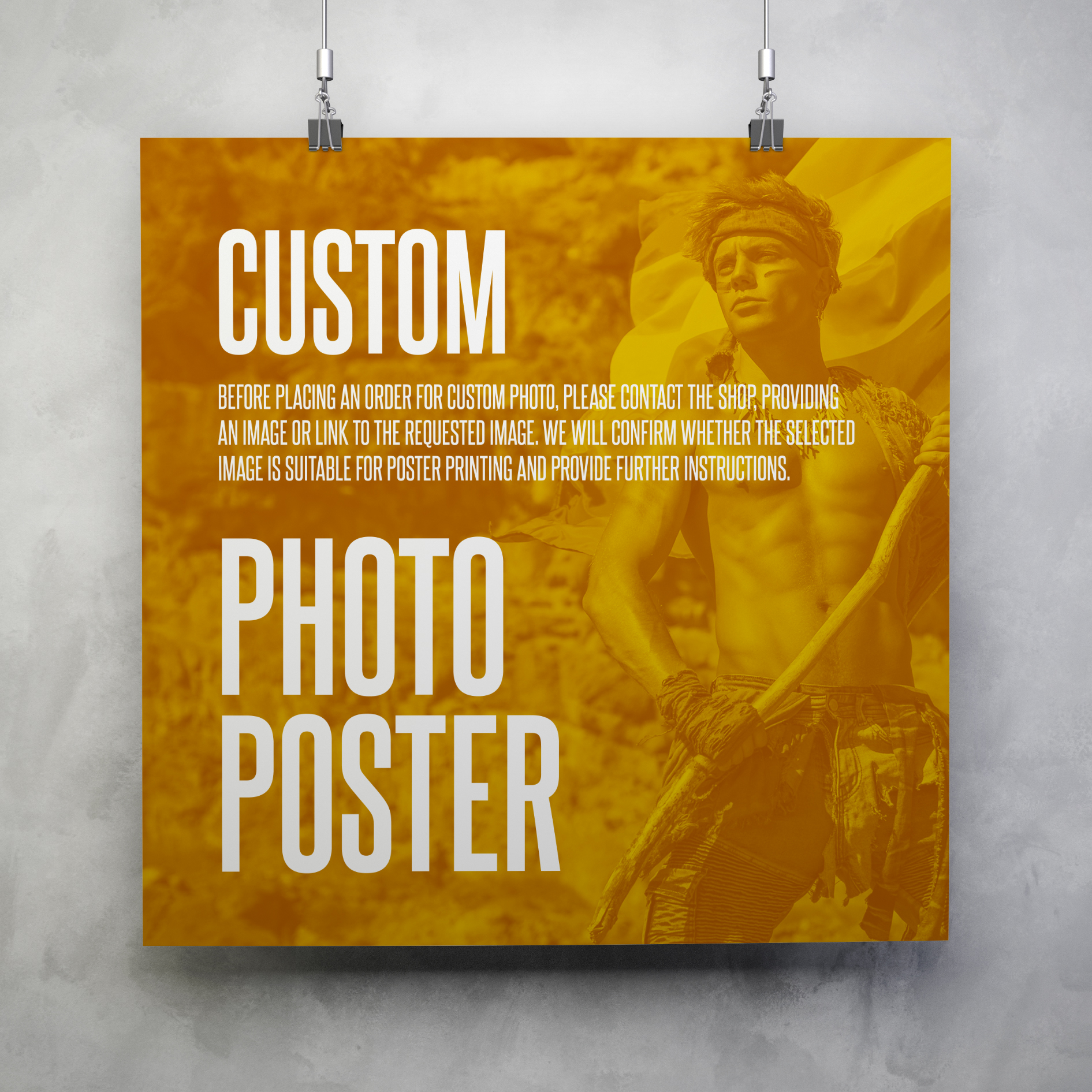 Premium Photo Poster - Custom Photo