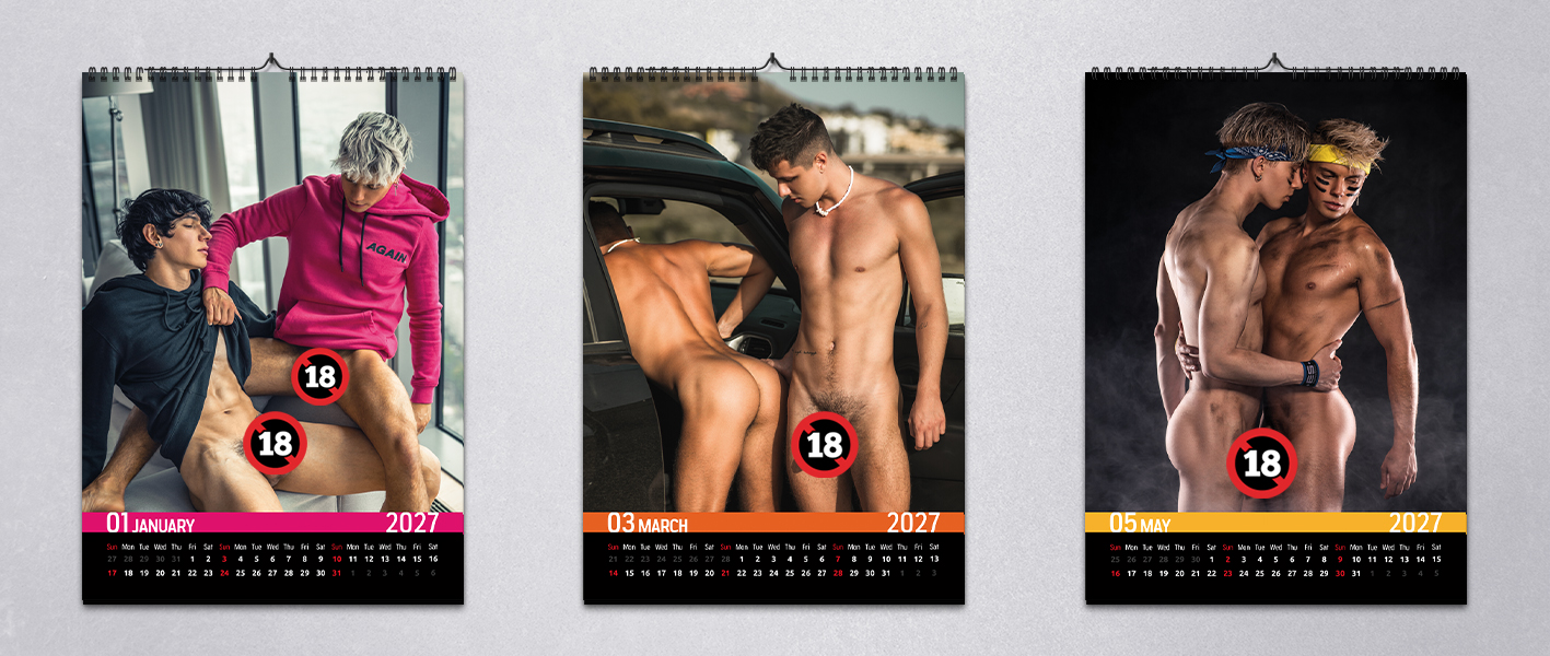 ADAM WITH FRIENDS 18+ PRIDE SPECIAL EDITION CALENDAR 2027 - Image 2