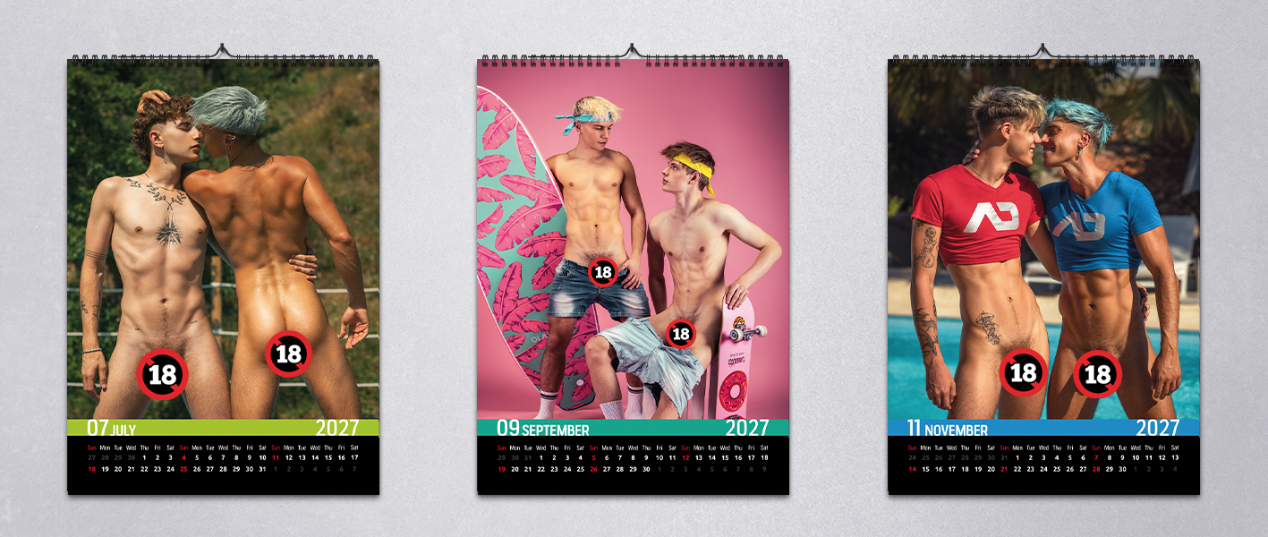 ADAM WITH FRIENDS 18+ PRIDE SPECIAL EDITION CALENDAR 2027 - Image 3