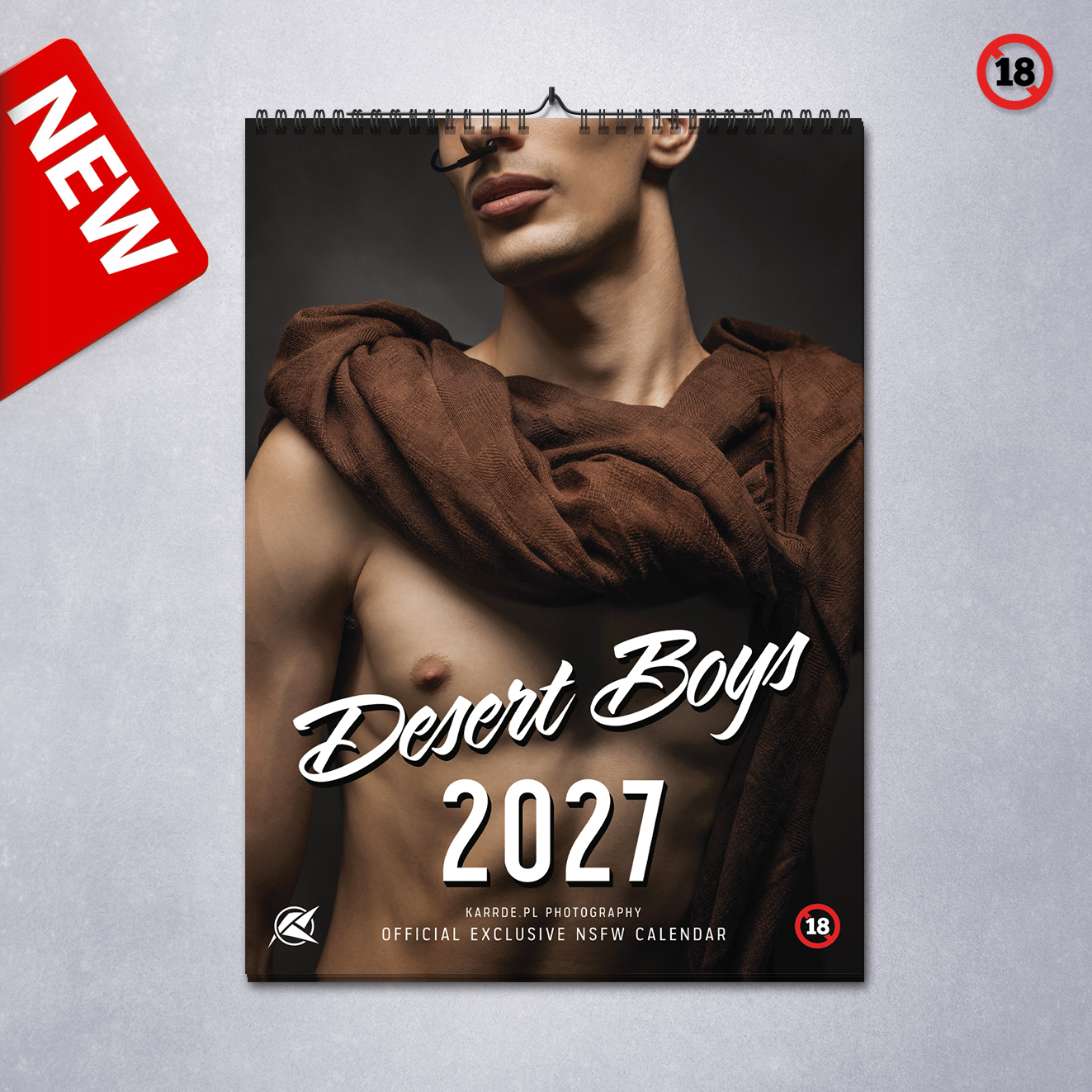 KARRDE.PL OFFICIAL “DESERT BOYS” NSFW 18+ CALENDAR 2027