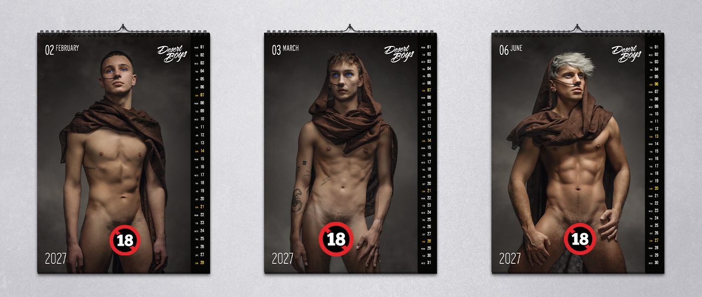 KARRDE.PL OFFICIAL “DESERT BOYS” NSFW 18+ CALENDAR 2027 - Image 2