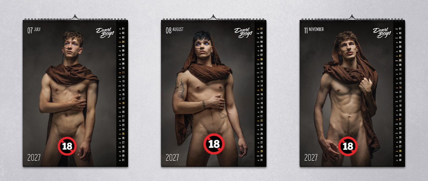 KARRDE.PL OFFICIAL “DESERT BOYS” NSFW 18+ CALENDAR 2027 - Image 3